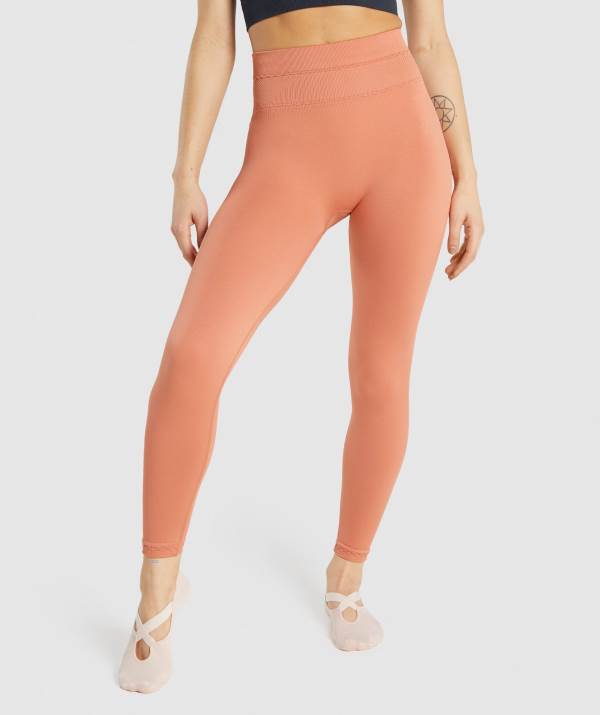 Damske Legíny Gymshark Studio Oranžové | SJ9265708